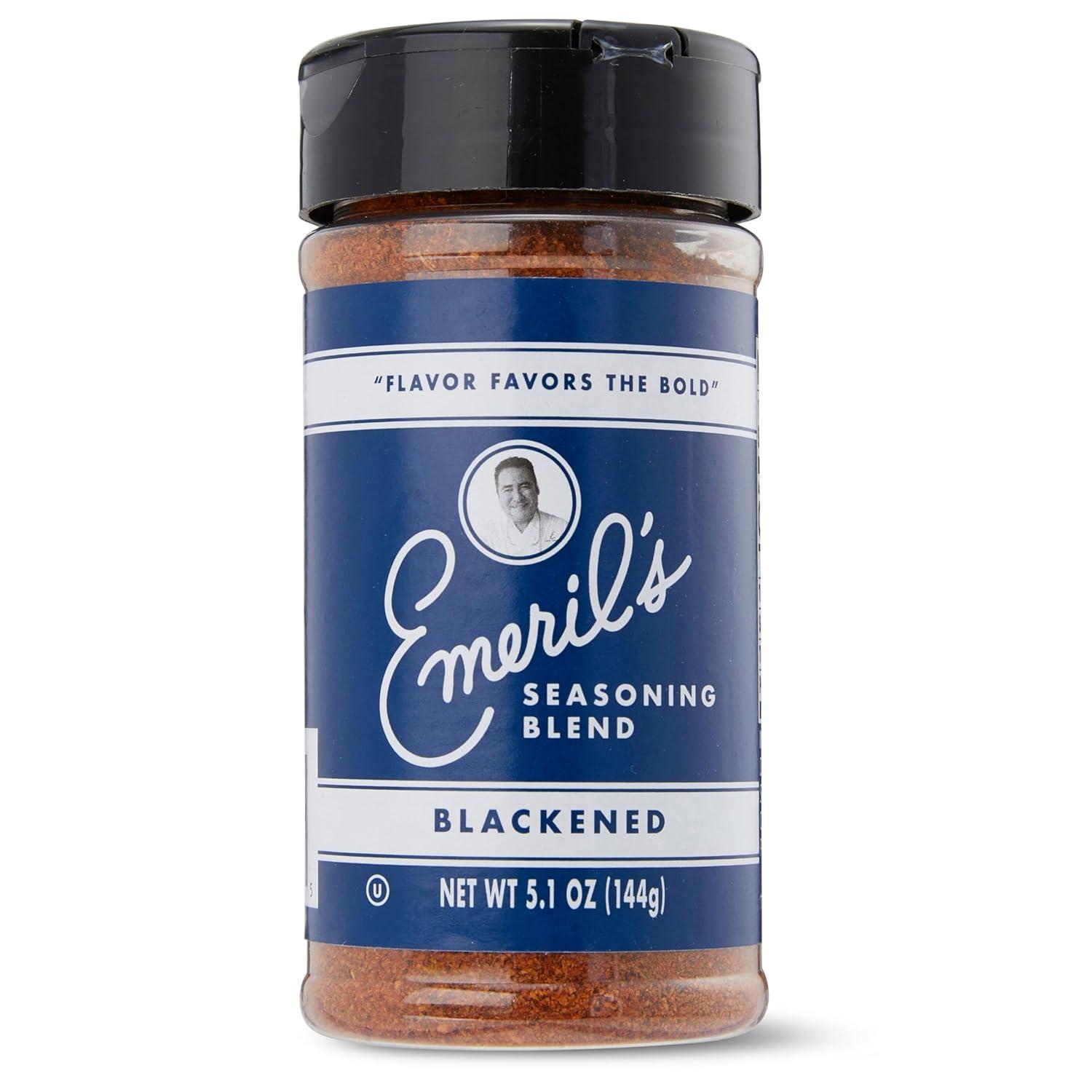 Emeril Lagasse 5 Oz, 3-Pack and 6-Pack Seasoning Blend: Original Essence, Cajun, Blackened, Chicken Rub, Steak Rub and Rib Rub (1-PK Blackened)