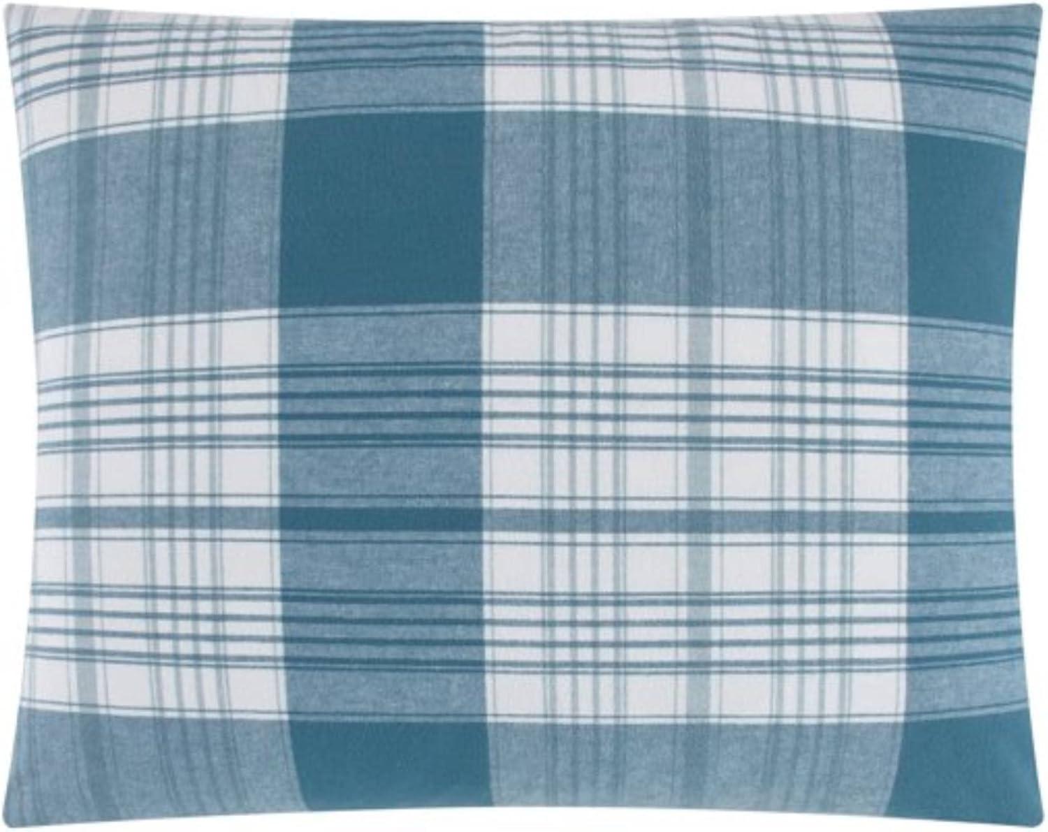 Cotton Flannel Plaid Comforter Set
