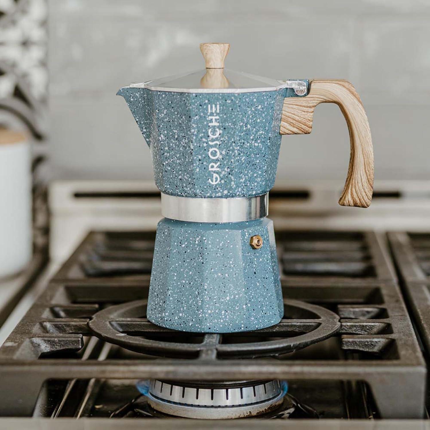 Grosche Milano Stone Stovetop Espresso Maker