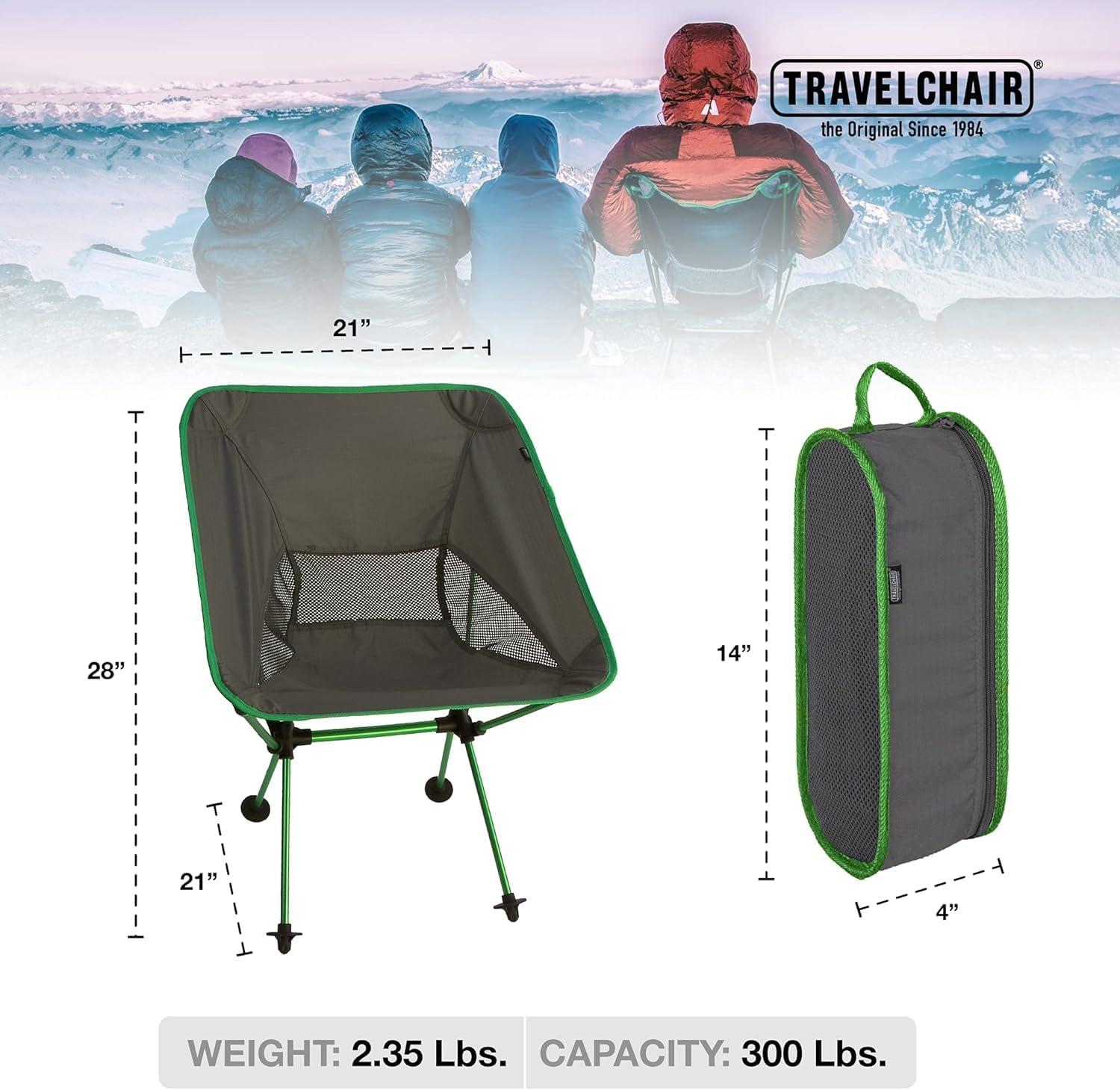 Joey Green Ultralight Aluminum Camping Chair