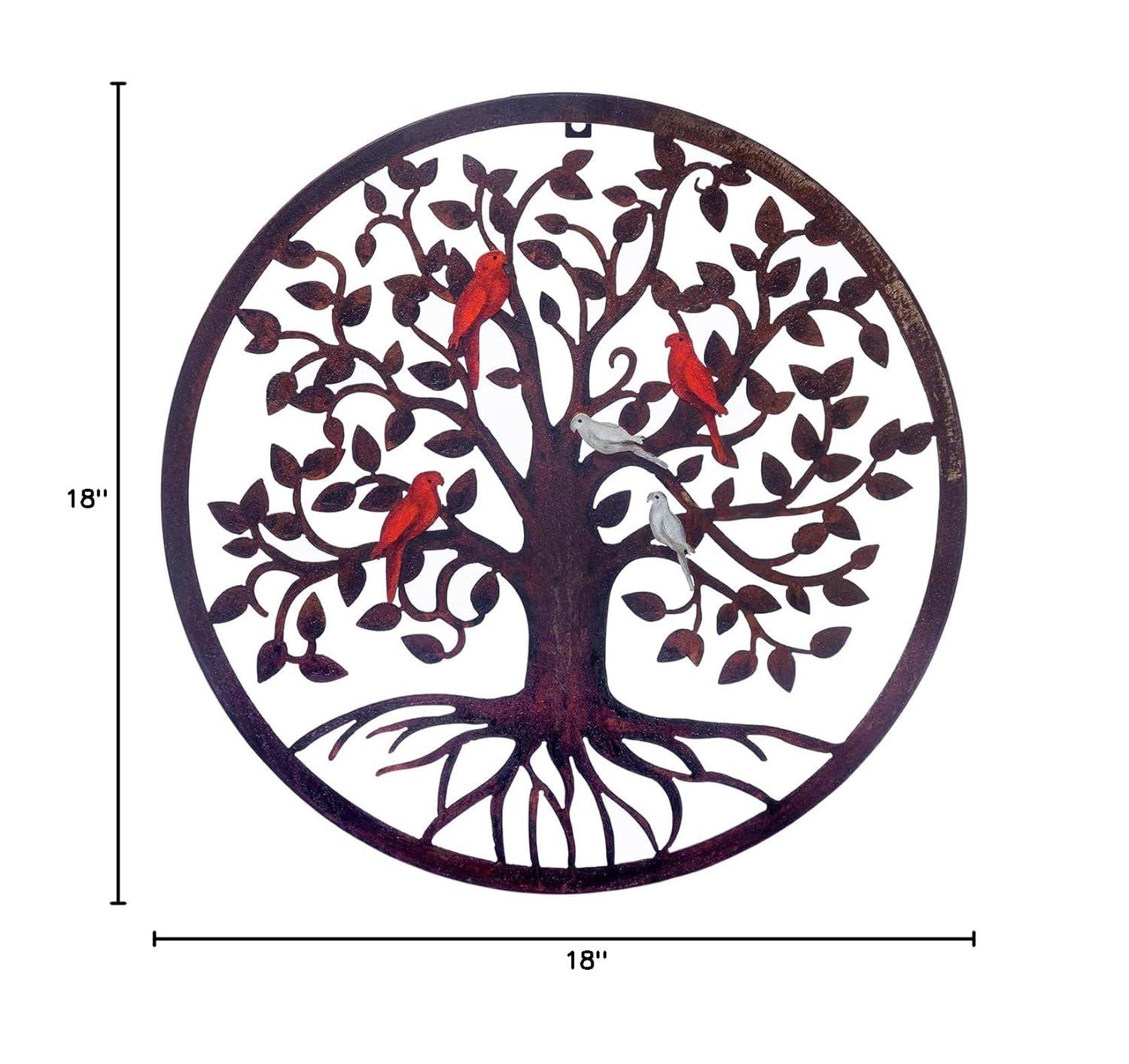 COBEKY Decor Wall Hanging For Living Room Bedroom Garden Porch Patio Office Home Decor, 18In X 18In X 0.88 In