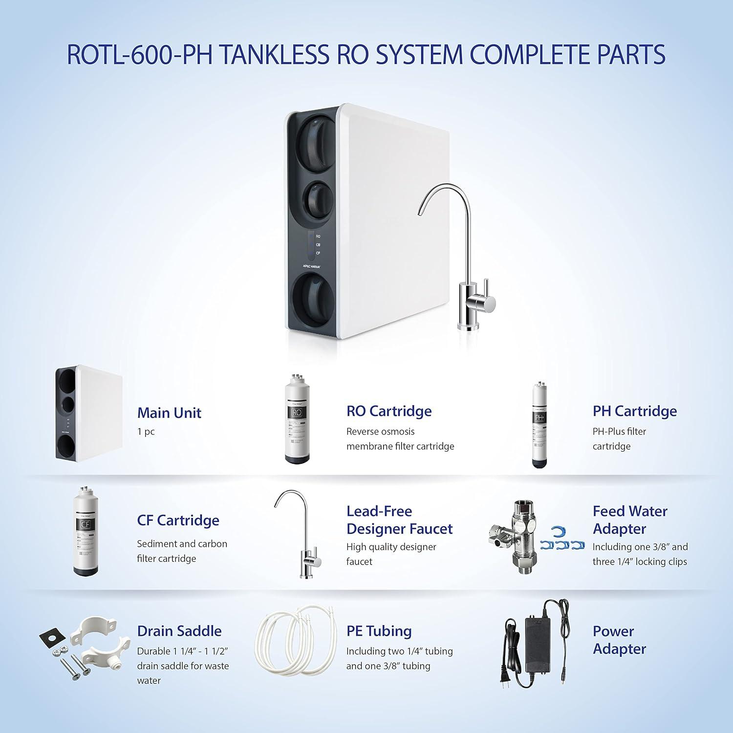 APEC WATER Filtration System ROTL-600-PH