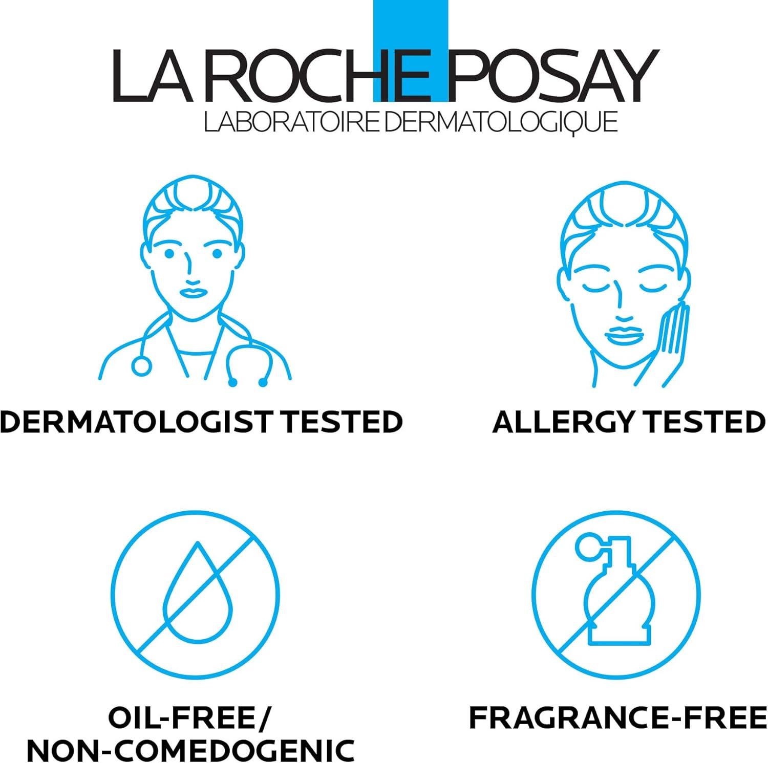 La Roche-Posay Travel Size Skin Care Set with Moisturizer and Cleanser