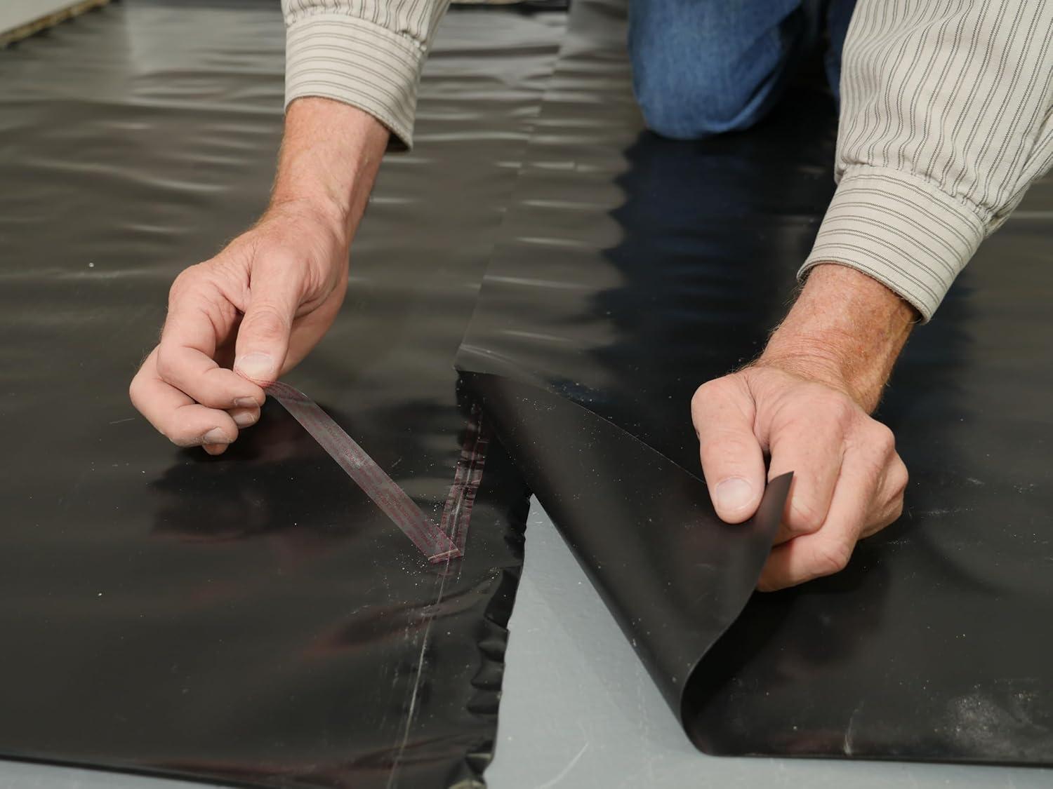 MoistureBarrier MP Global Products Moisture/Vapor Barrier Underlayment for Laminate, Engineered and Hardwood Floors
