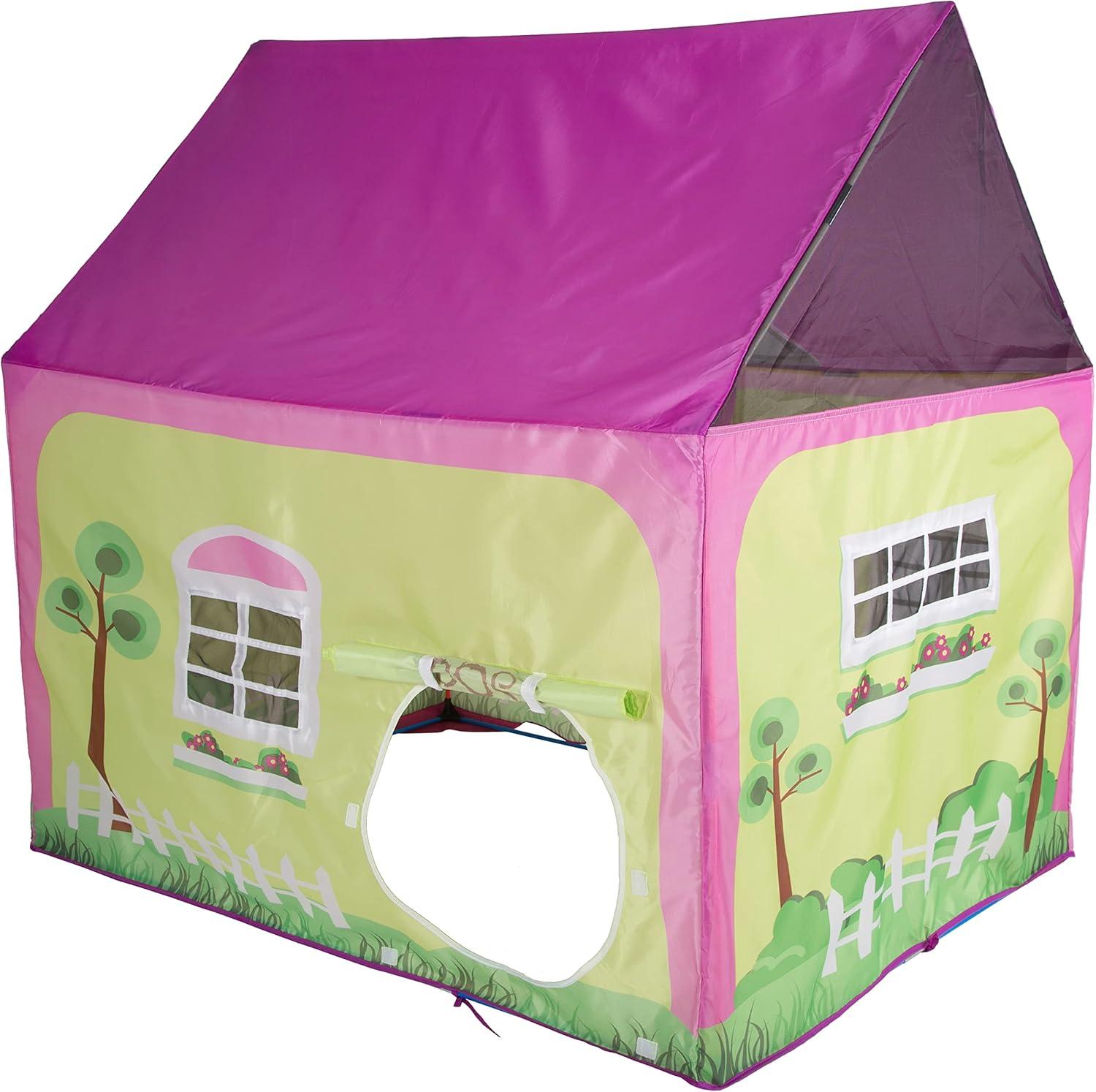 Lil' Cottage House Play Tent with Garden Graphics