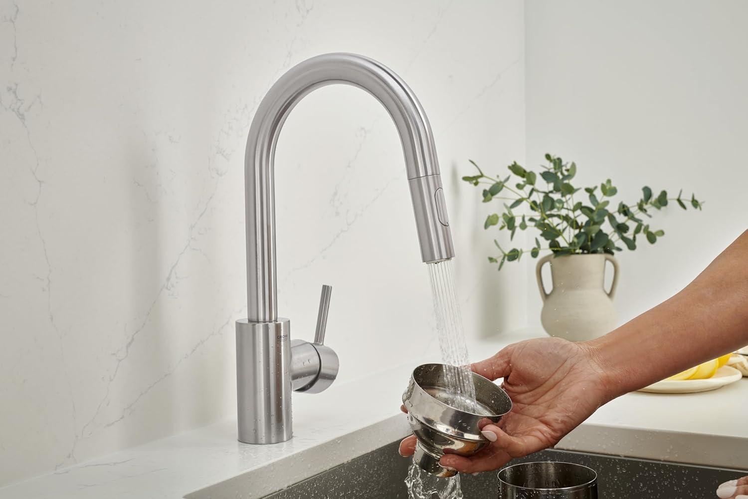 Concetto™ Pull Down Single Handle Kitchen Faucet with Accessories