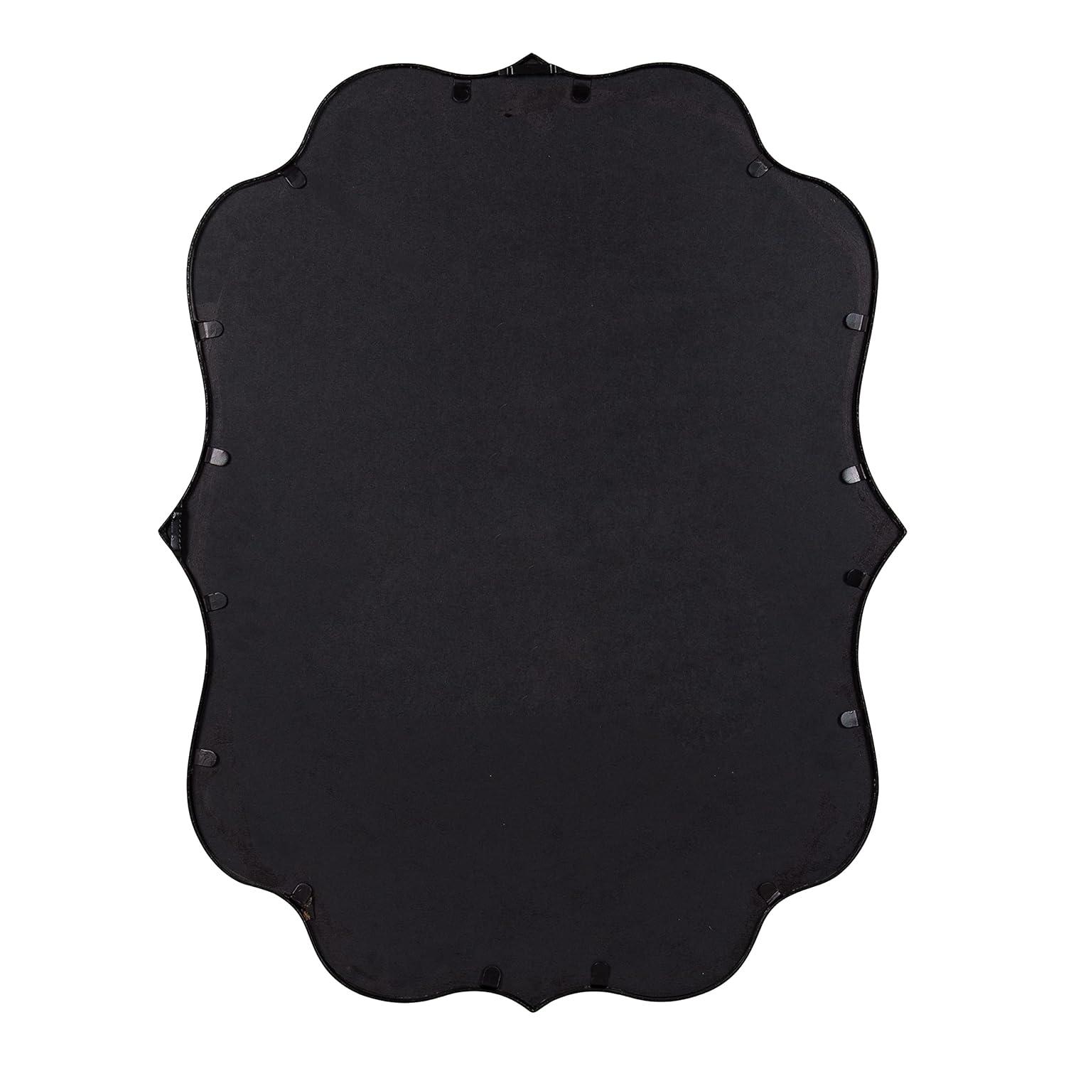 24" x 30" Higby Framed Wall Mirror Black - Kate & Laurel All Things Decor: Modern Style, No Assembly, Includes Mount Hardware