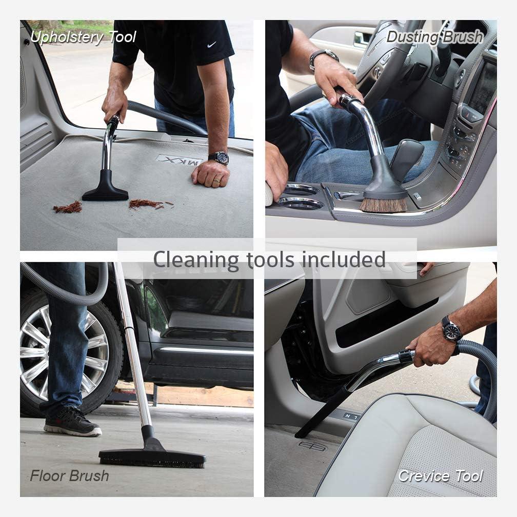 VacuMaid GV50RPRO Professional Wall Mounted Garage and Car Vacuum with 50 ft. Hose and Tools