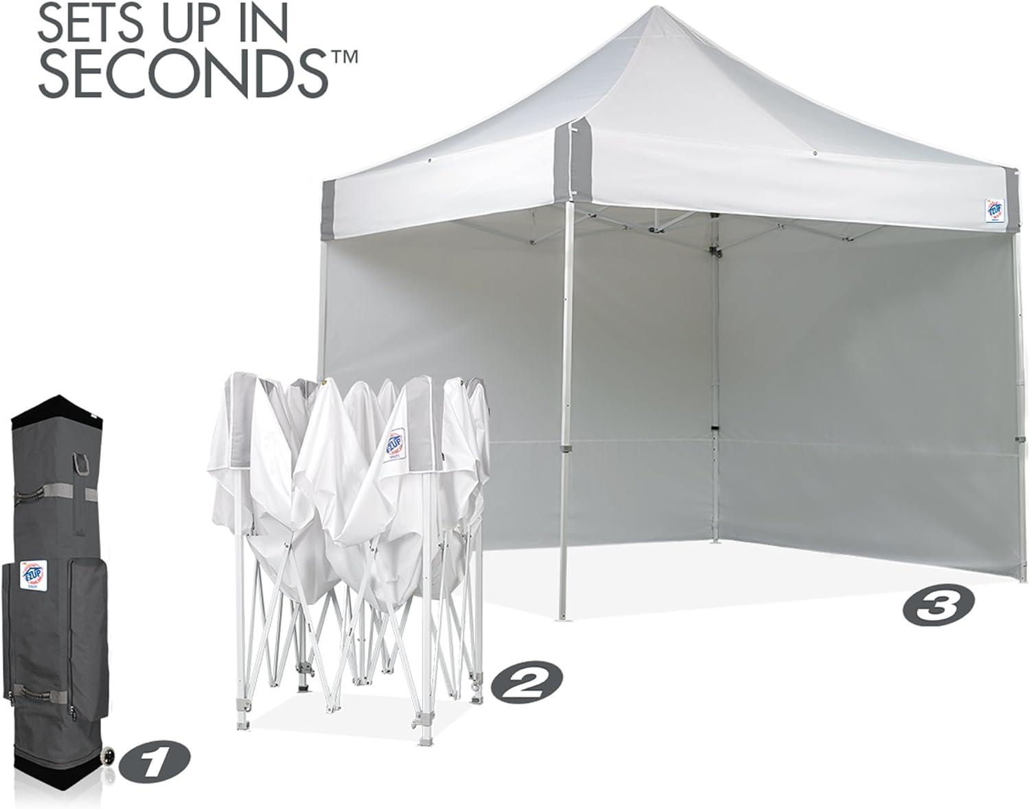 E-Z Up® ES100S Instant Shelter® Outdoor Canopy Value Pack, 10 x 10', White