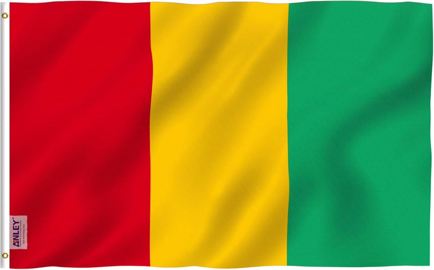 ANLEY 3 ft x 5 ft Guinea flag - Guinean Flags Polyester