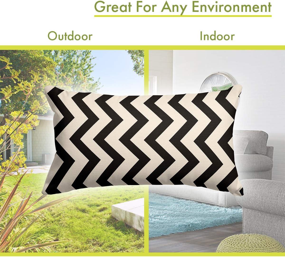 Majestic Home Goods Chevron Indoor / Outdoor Small Pillow