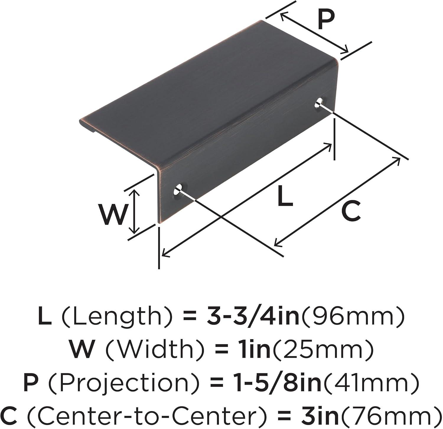 Cabinet 3" Center to Center Finger Pull Multipack