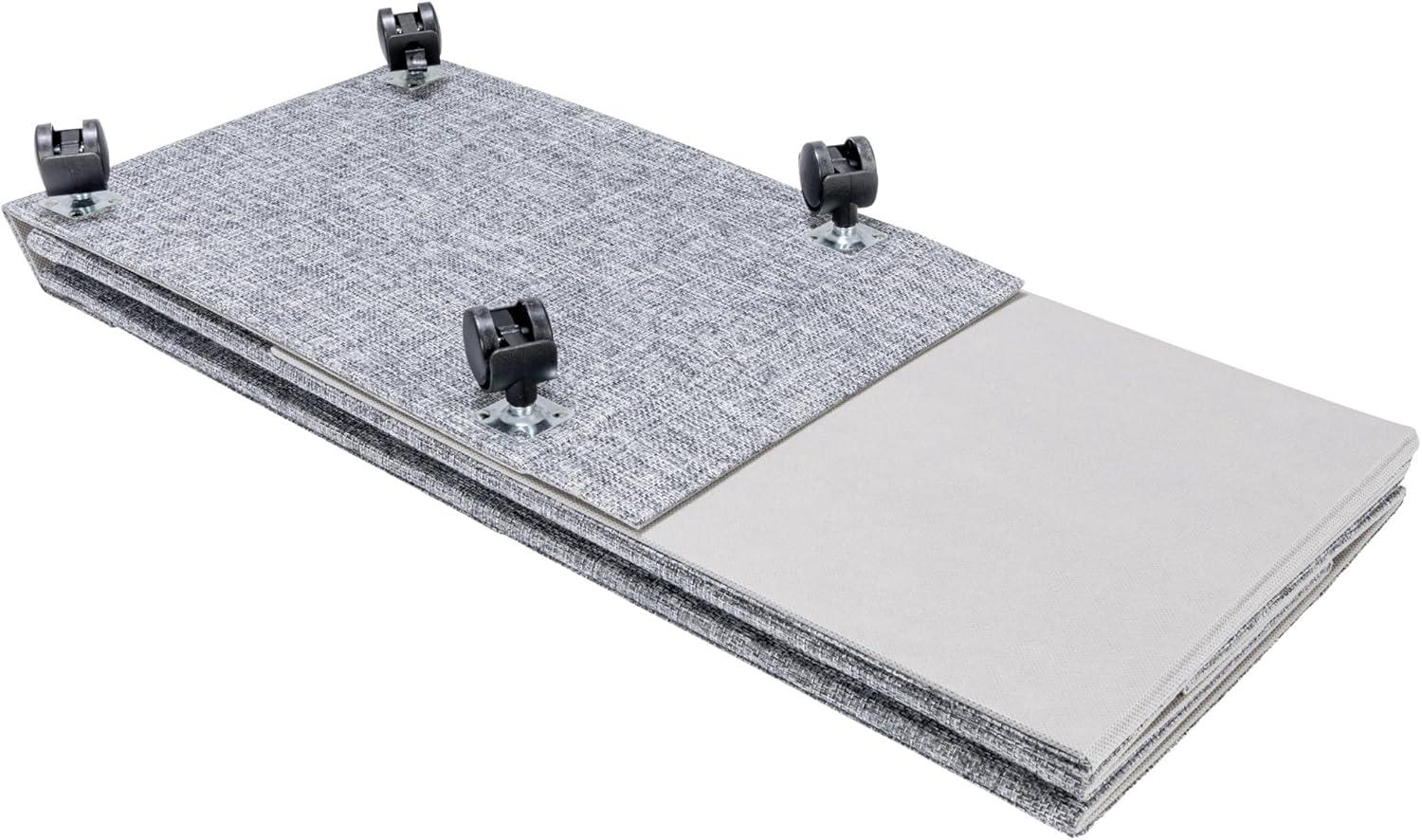 Household Essentials Rolling Laundry Hamper with Handles