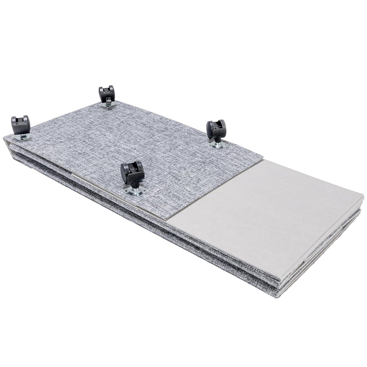 Household Essentials Rolling Laundry Hamper with Handles