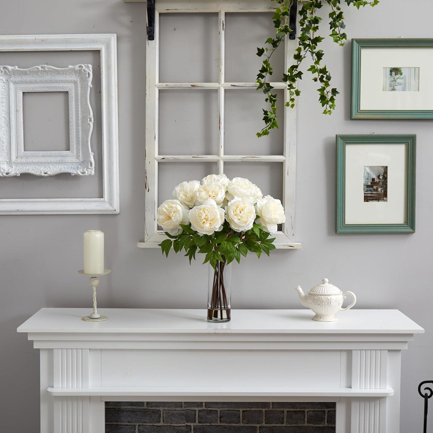 Arelious Peony Arrangement in Vase