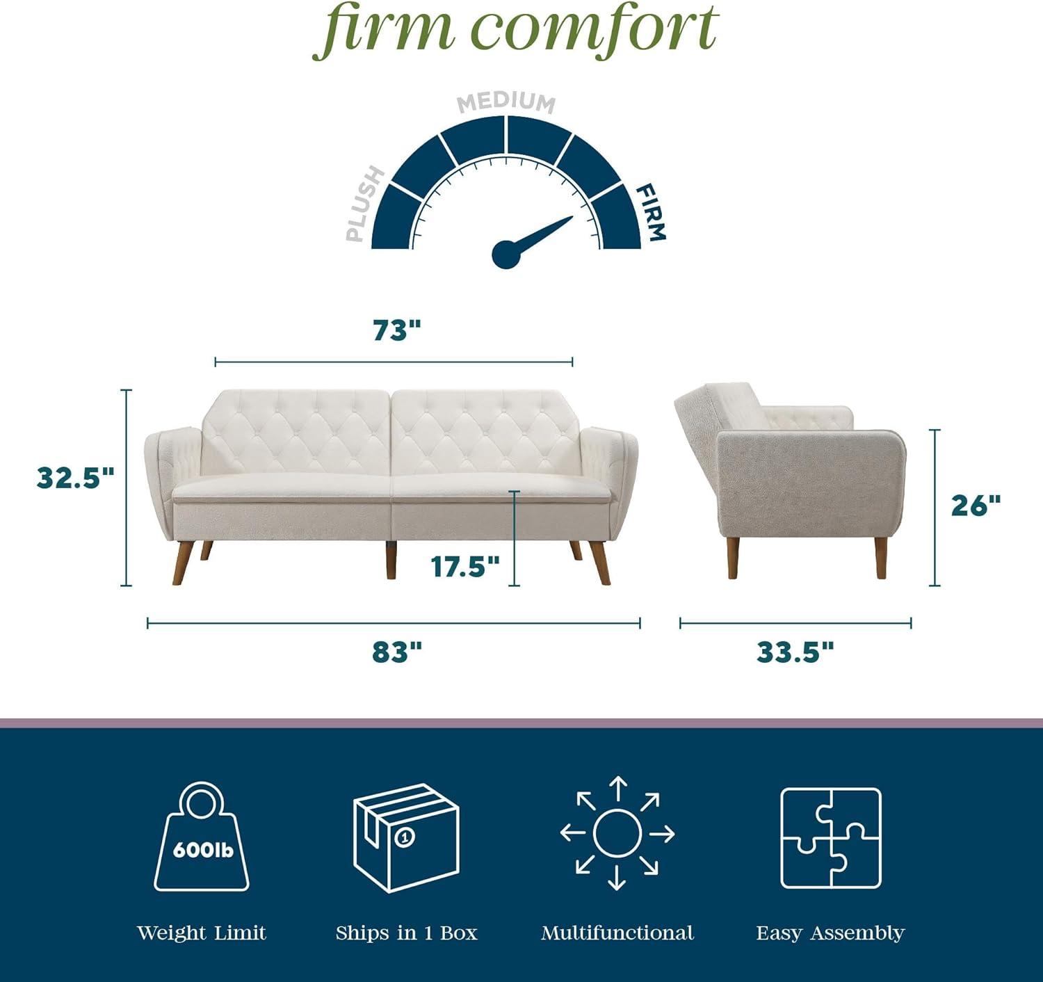 Tallulah Memory Foam Futon