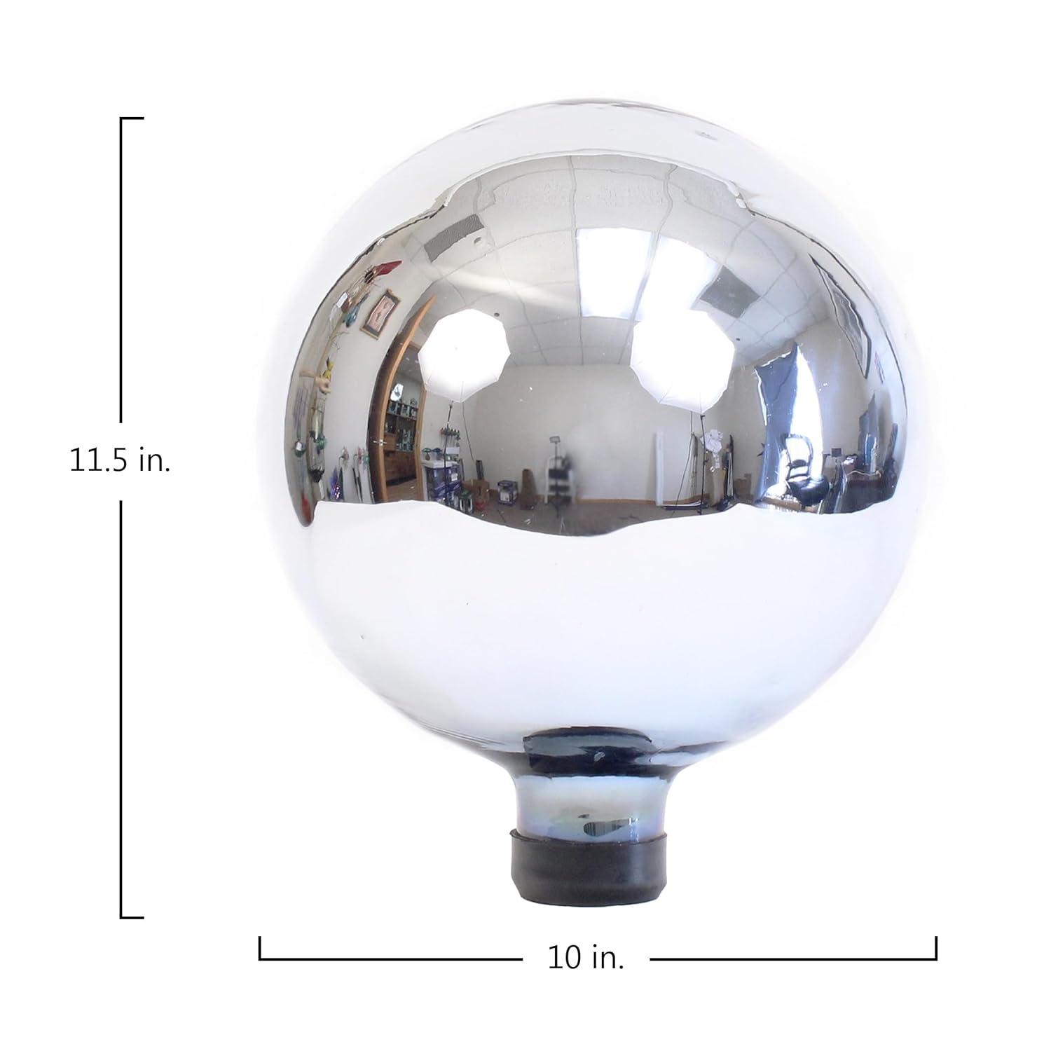 Echo Valley 10" Silver Gazing Ball