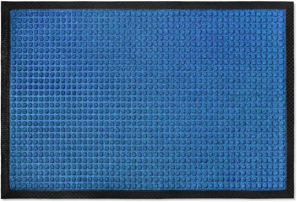 Envelor Felpudo para Puerta Delantera, Felpudo de Entrada Interior y Exterior, Antideslizante, Duradero, para Entrada, Alfombras de Cocina, Decoración Del Hogar, Alfombra Resistente, Alfombra de Bienvenida, 24 x 36 Pulgadas, Beige