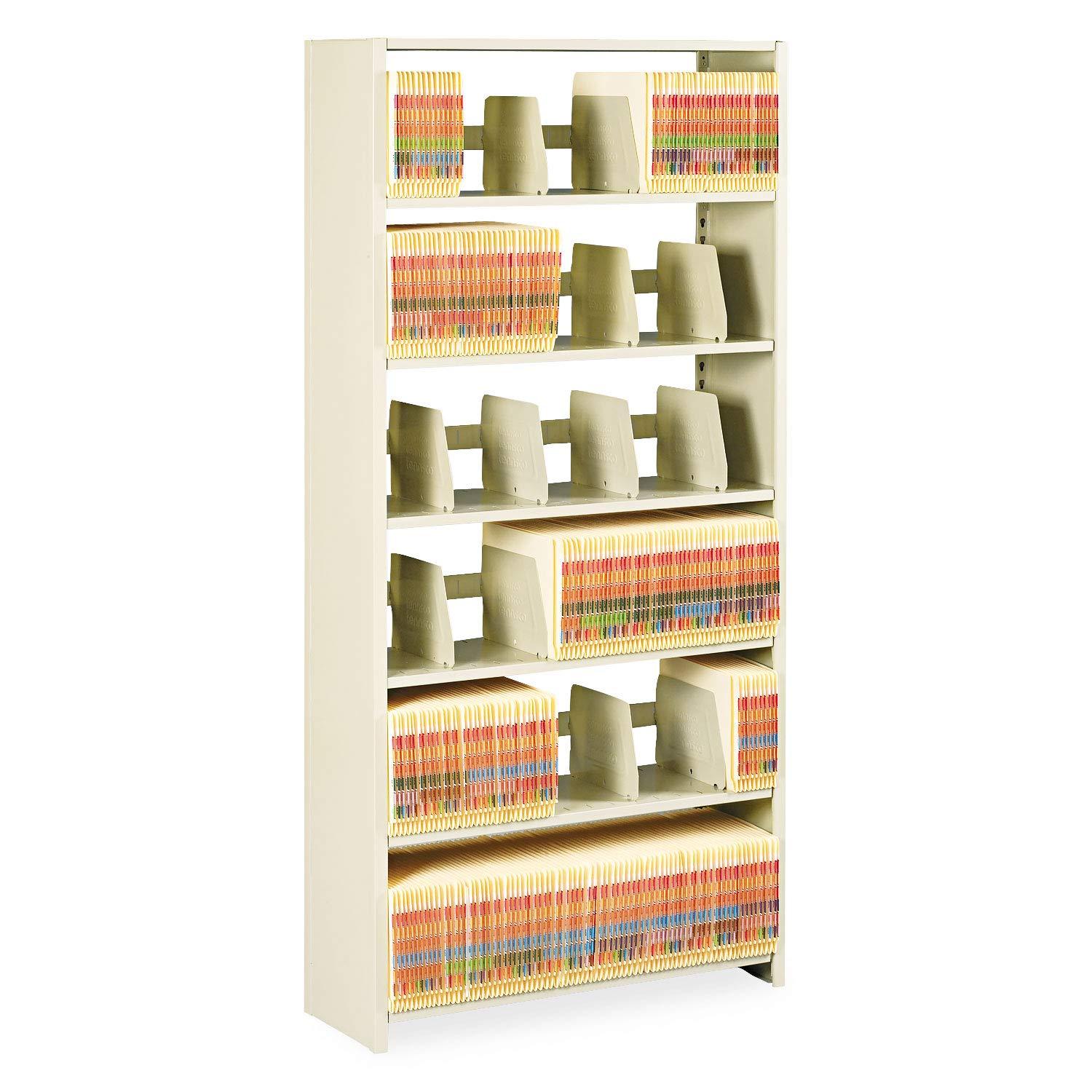 Tennsco Corp. Tennsco Snap-Together Open Shelving Units, Starter Metal Flat Files Open