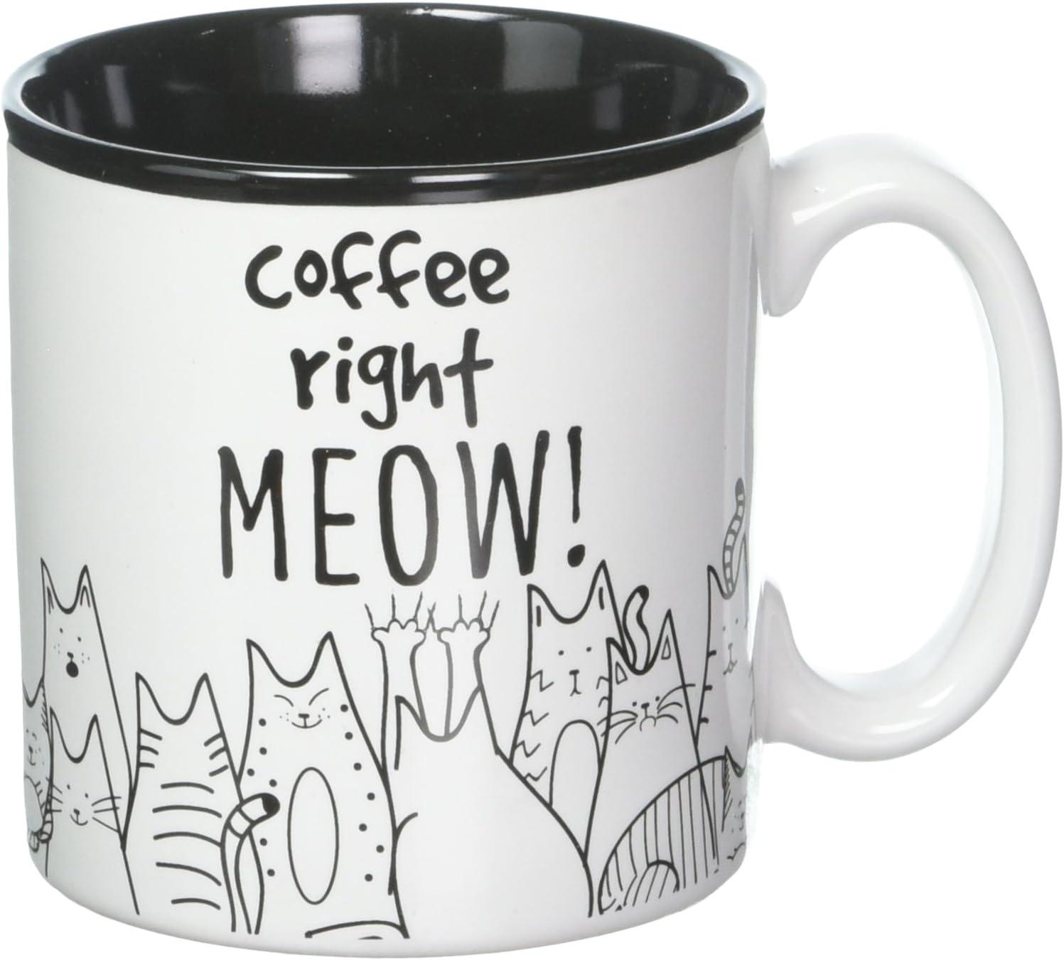 Burton & Burton Mug 13Oz Coffee Right Meow