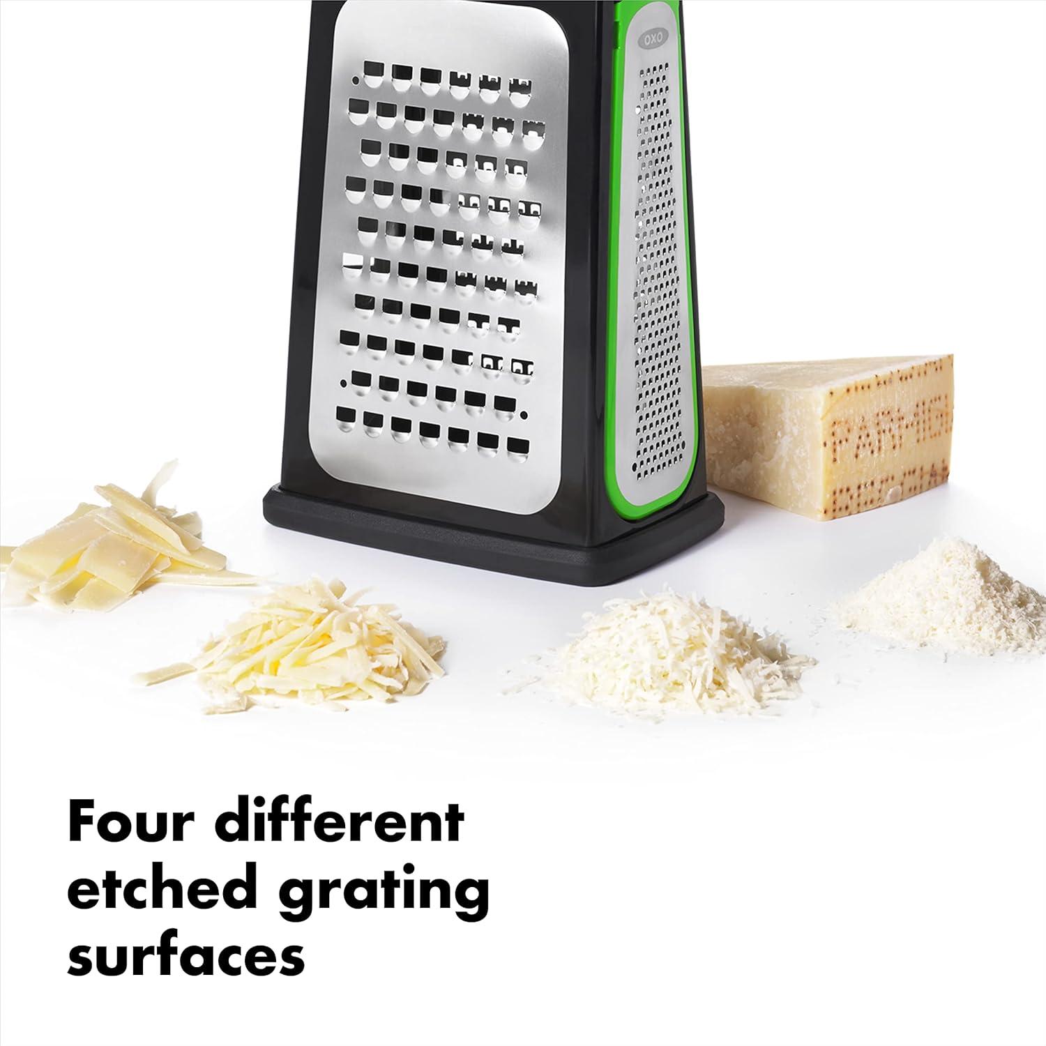 OXO Good Grips Stainless Steel Box Grater with Container