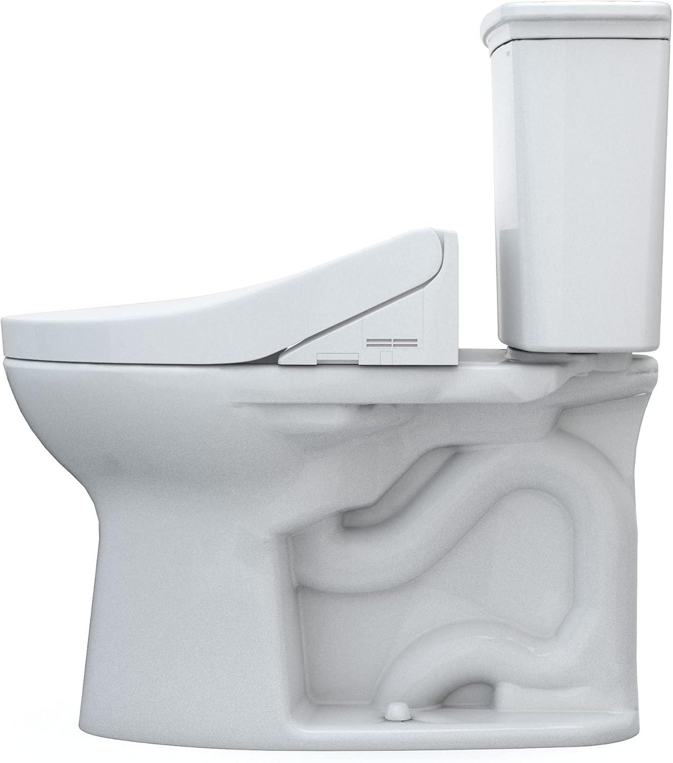 Drake® 1.28 GPF (Water Efficient) Elongated Two-Piece Toilet with Tornado Flush (Seat Included)