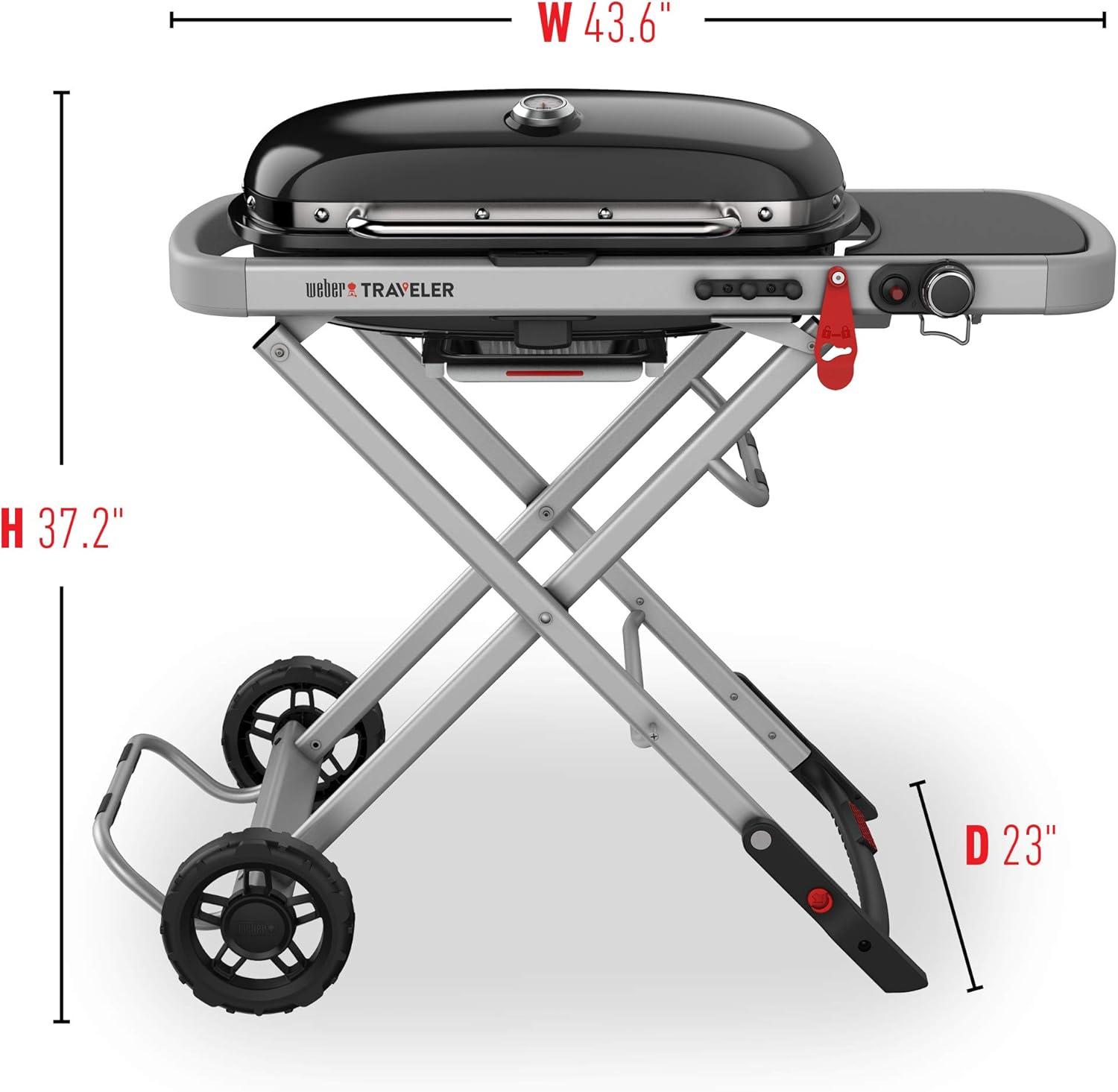 Weber Single Burner Portable Liquid Propane 1 BTU Gas Grill