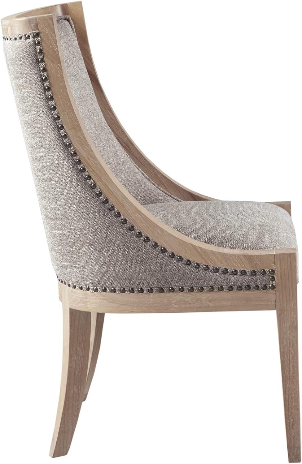 Martha Stewart Elmcrest Farmhouse Dining Chair with Nailhead Trim