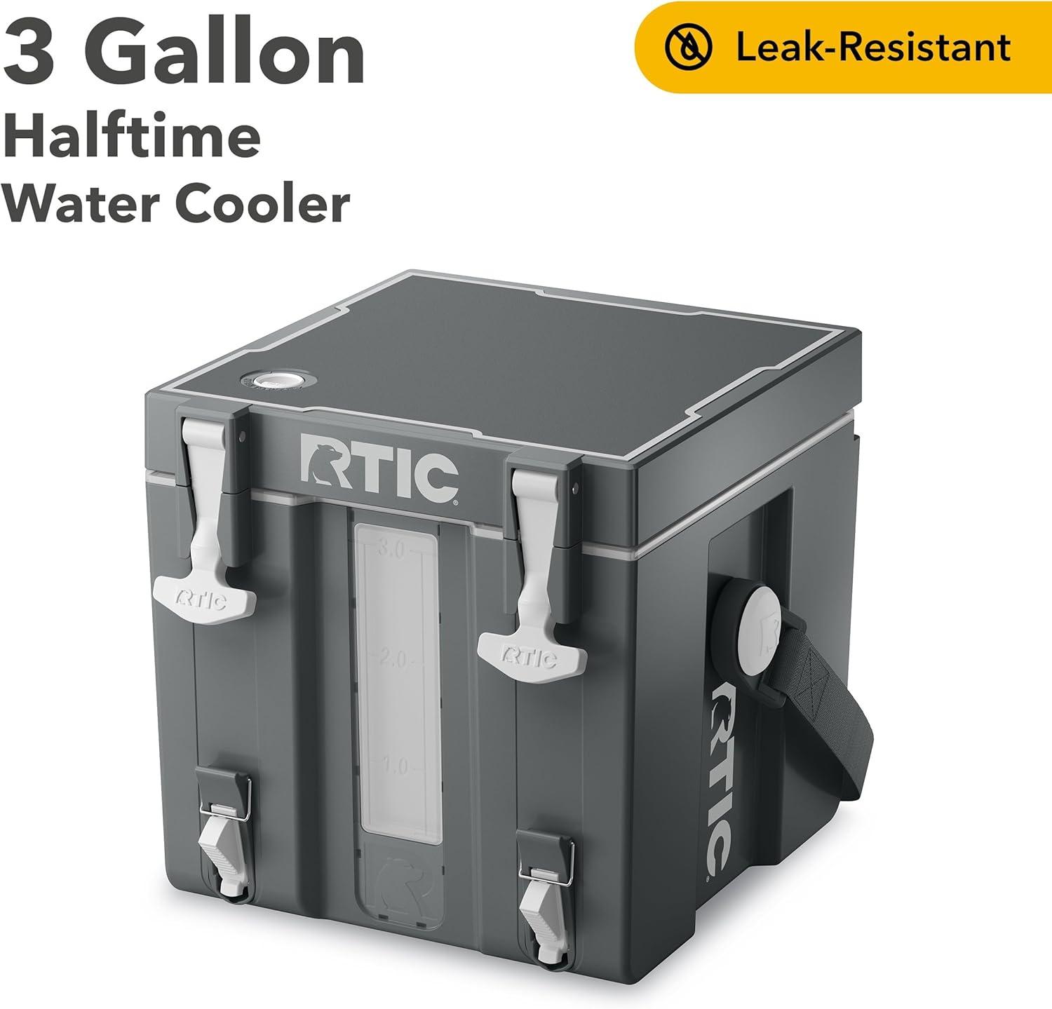 RTIC Halftime Water Cooler, 3 Gallon Hard-Sided Water Cooler, Patriot