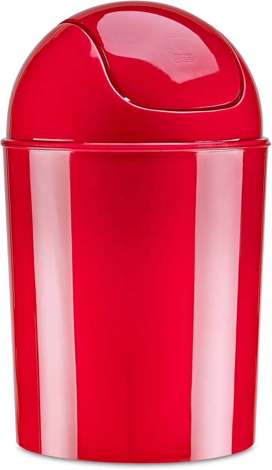 Umbra Mini Waste Can, 1-1/2 Gallon with Swing Lid