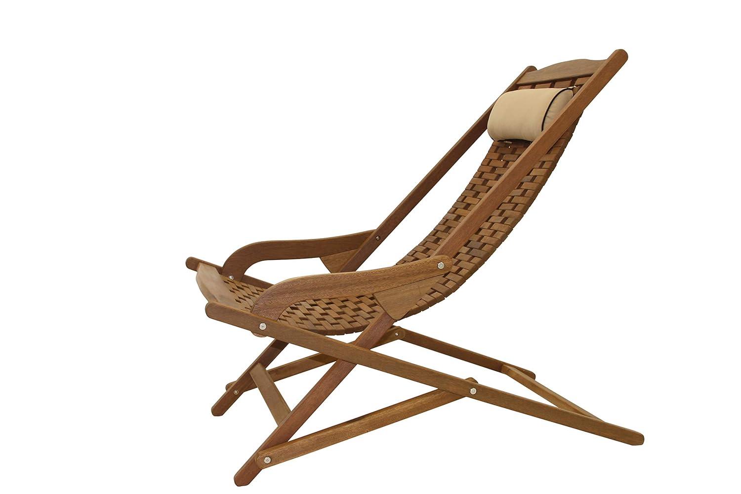 Fleur Eucalyptus Outdoor Lounge Chair , Sunbrella® Cushions Included