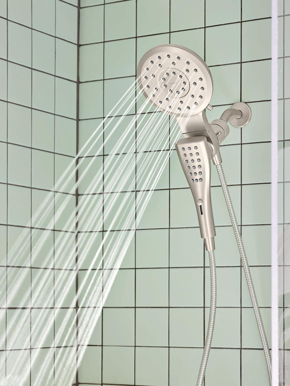 Verso 1.75 GPM Rainshower/Handshower Combination with Infiniti Dial and Magnetix Docking