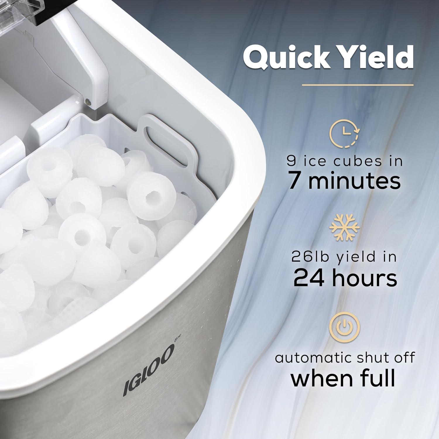 Igloo Igloo Automatic Self-Cleaning 26-Pound Ice Maker