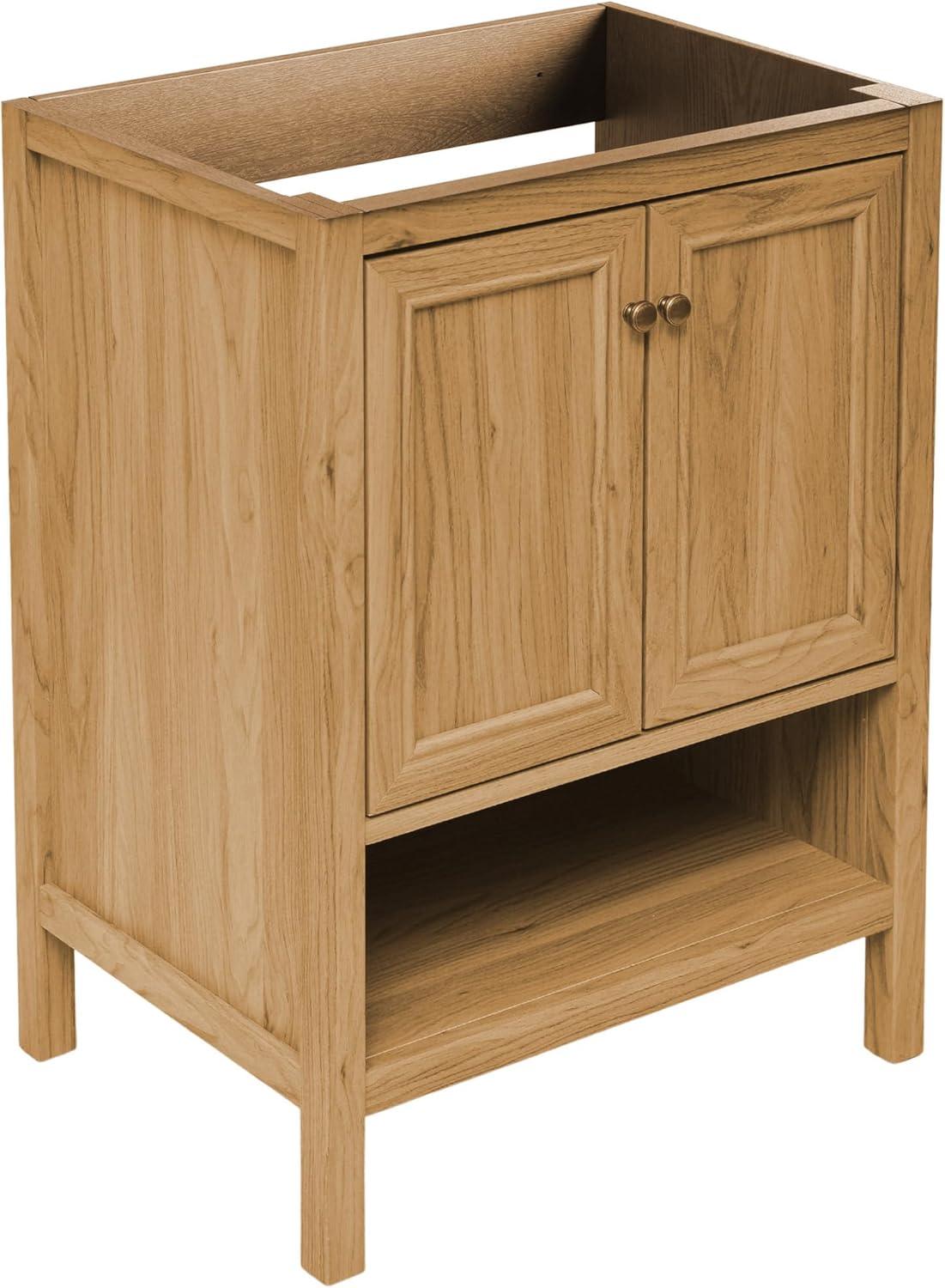 Château 24" Bathroom Vanity In Natural Oak - Cabinet