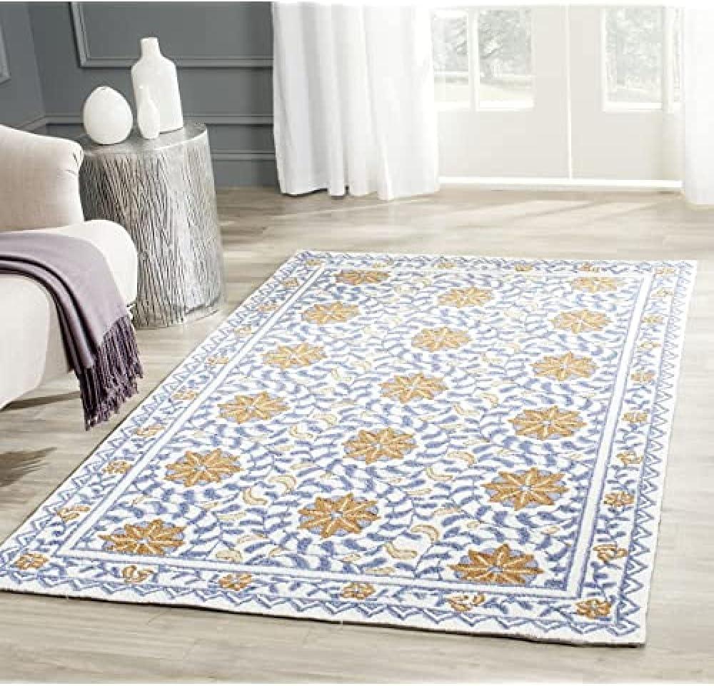 Chelsea Hand Hooked Wool Floral Rug