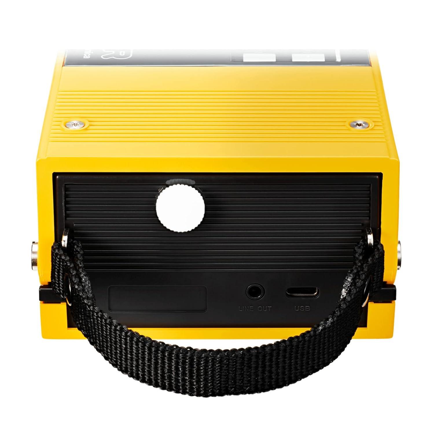 AUDIO-TECHNICA  COMPACT PORTABLE TURNTABLE, YELLOW ( AT-SB727-YL)