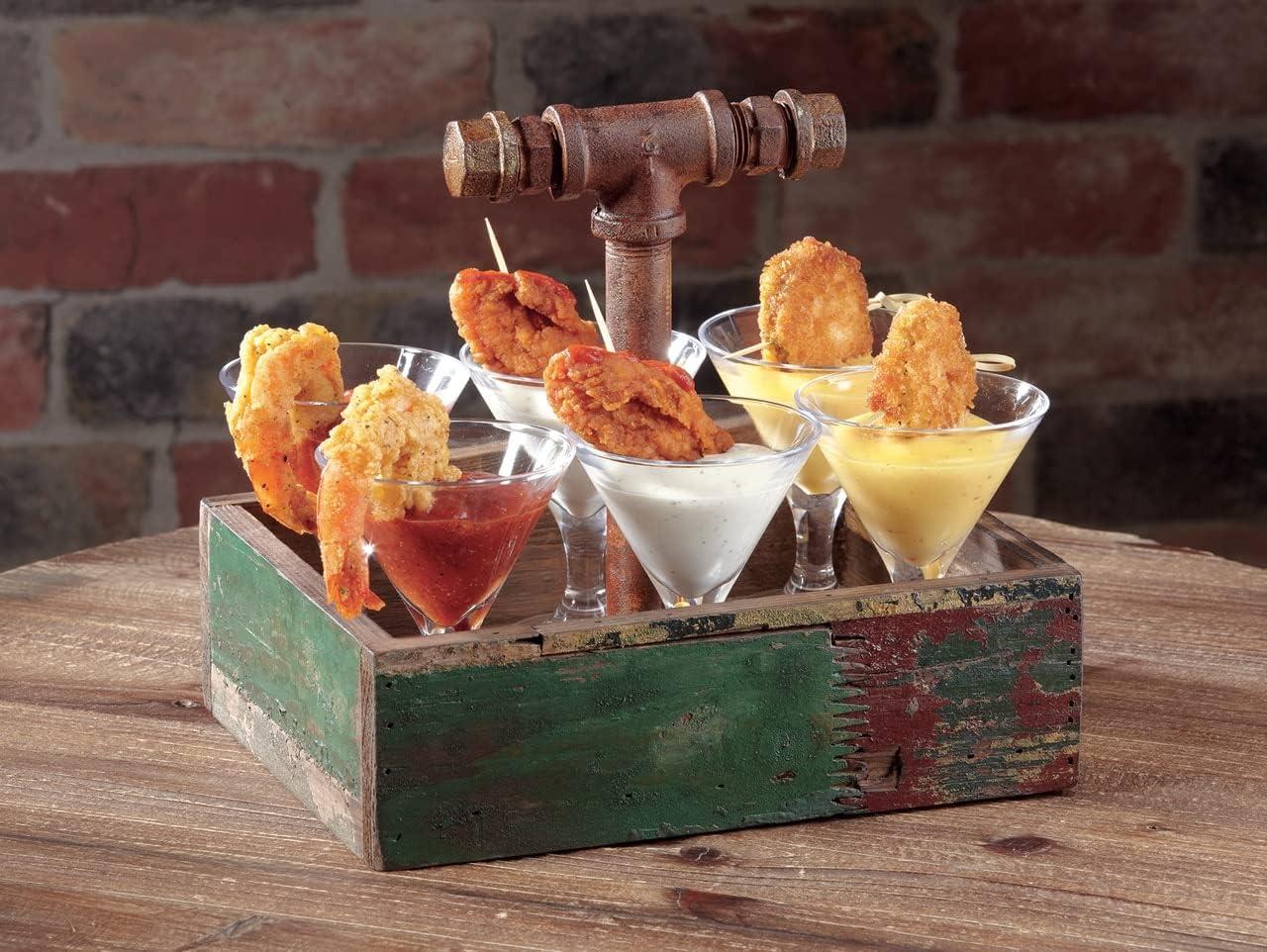 G.E.T. Tabletop Caddies - Wood Condiment Caddy