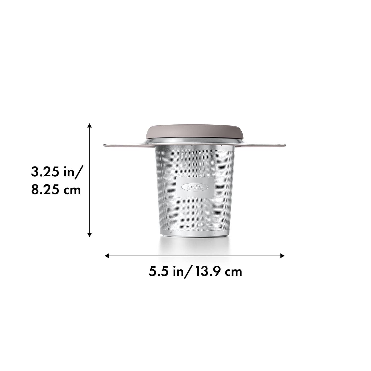 OXO Good Grips Stainless Steel Tea Infuser Basket in Black