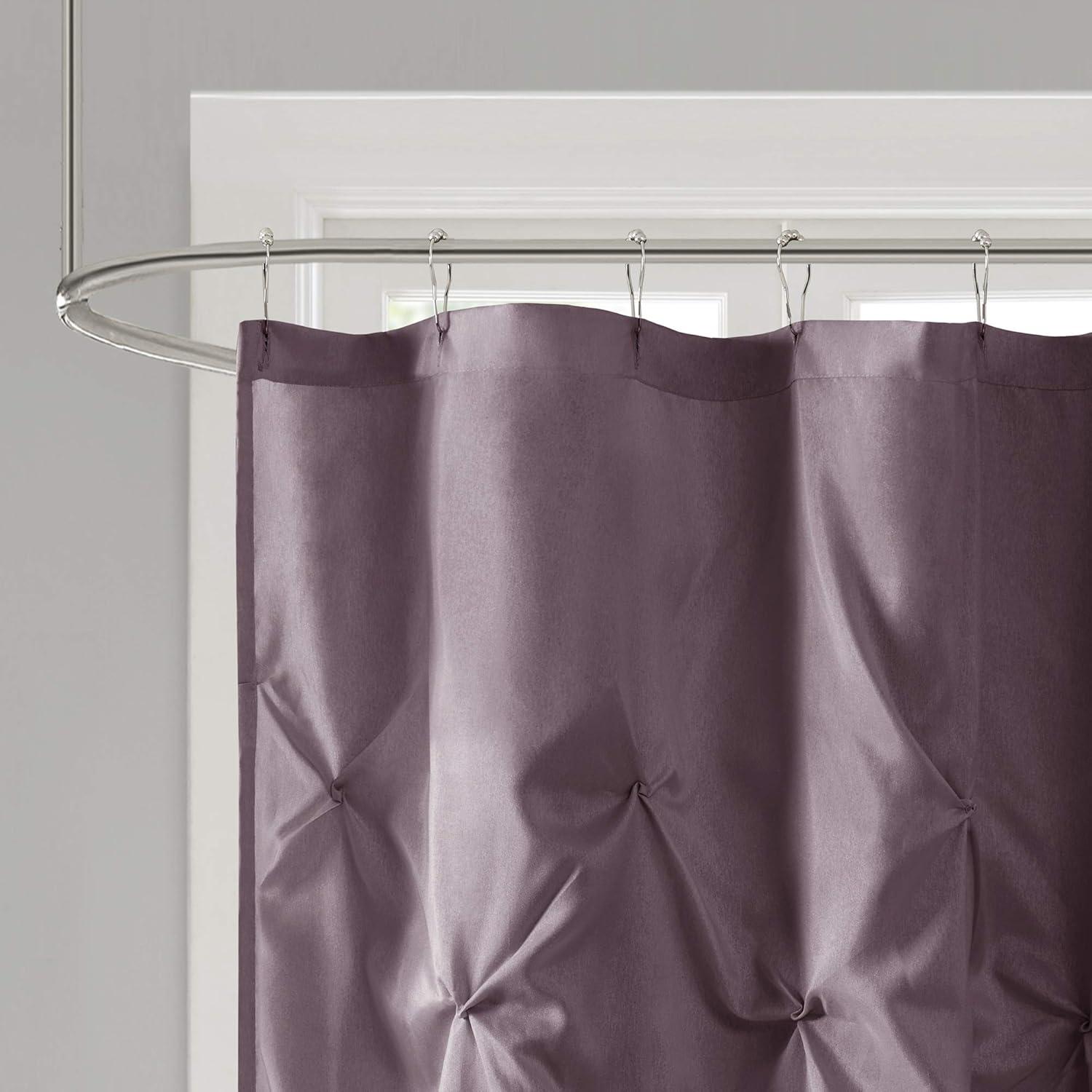 Laurel Tufted Semi-Sheer Shower Curtain