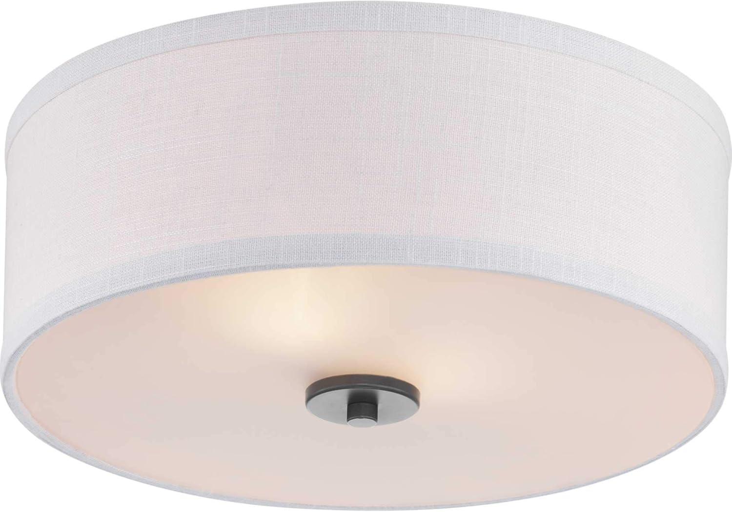 Inspire Collection 13" Two-Light Flush Mount