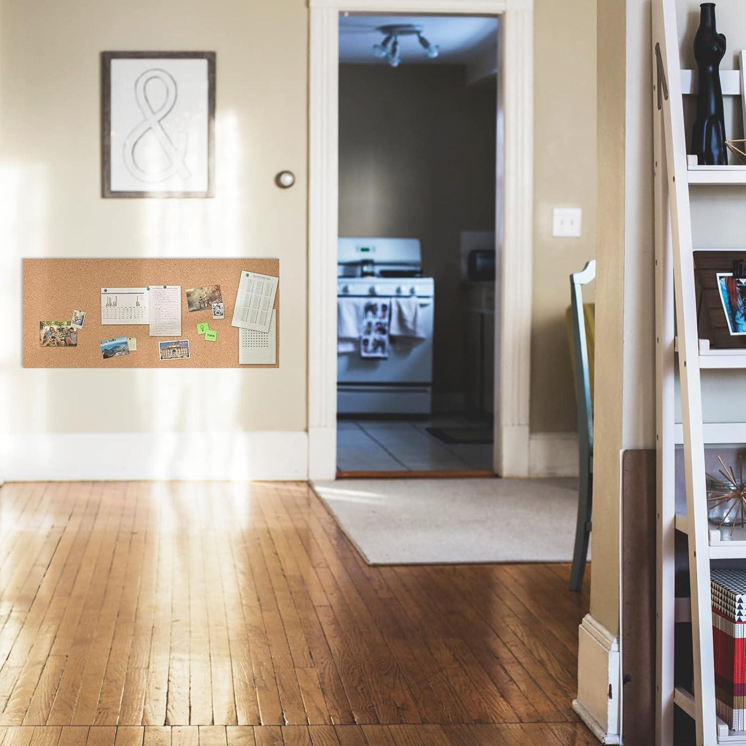 Self-Adhesive Cork Board Roll, 1/8" Thick Cork Boards for Walls, 20"x16" Cork Board Roll for Office, Home, School(3mm,40 * 50cm)