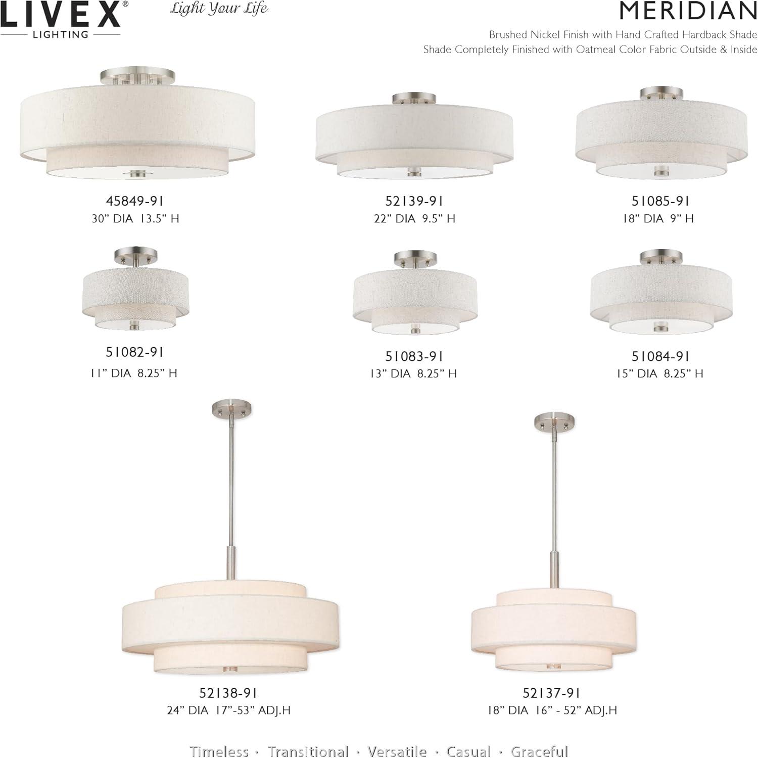 Livex Lighting Monroe 5 - Light Pendant in  English Bronze