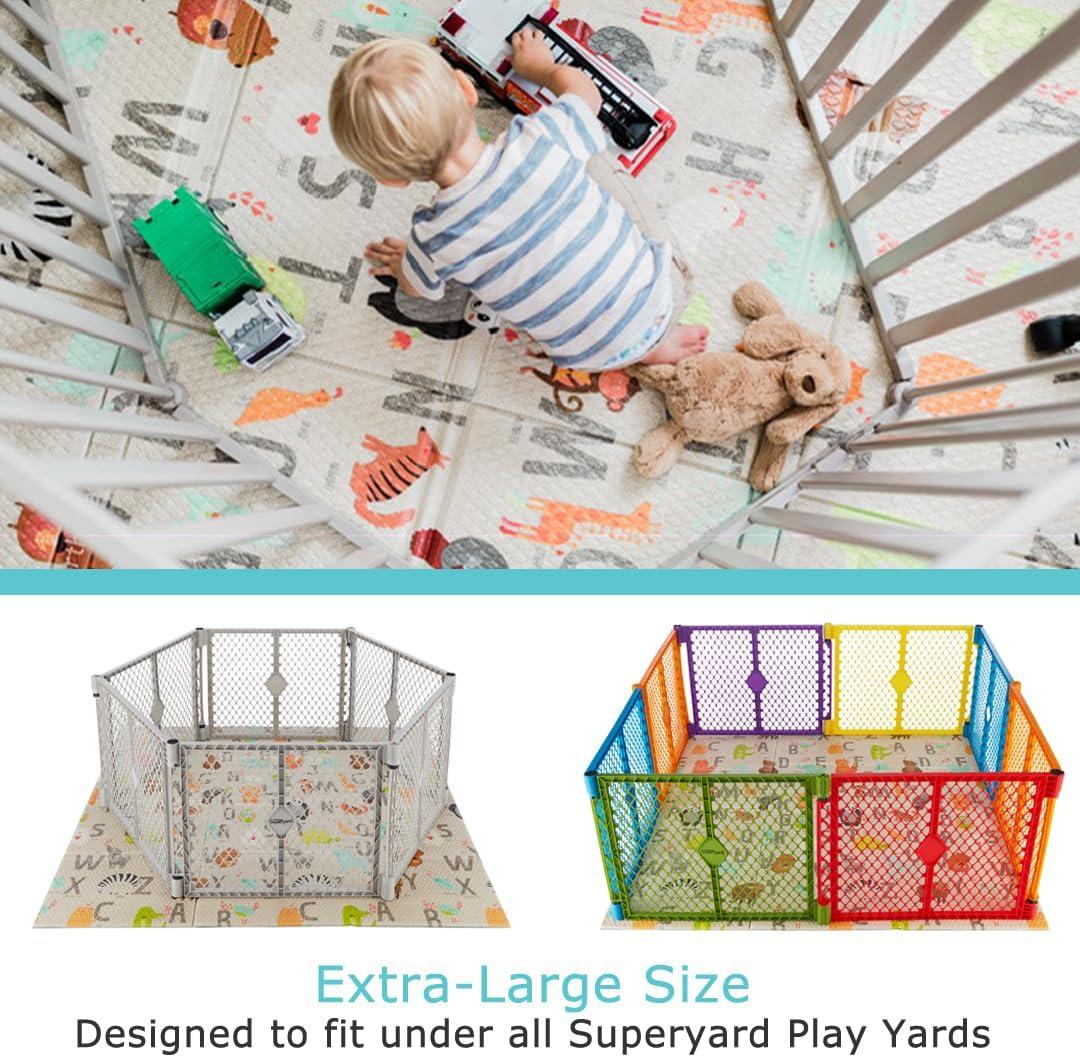 Toddleroo by North States Superyard ABC Play Mat