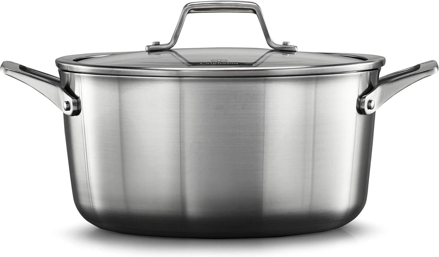 Calphalon Premier Stainless Steel 6-Quart Stock Pot