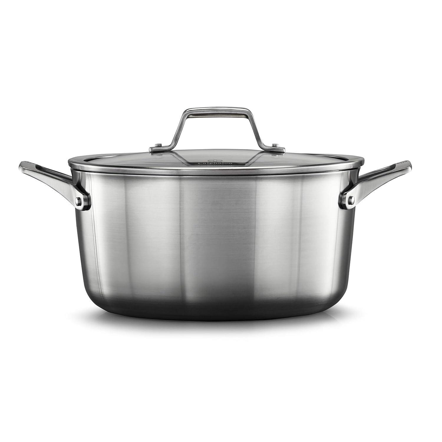Calphalon Premier Stainless Steel 6-Quart Stock Pot