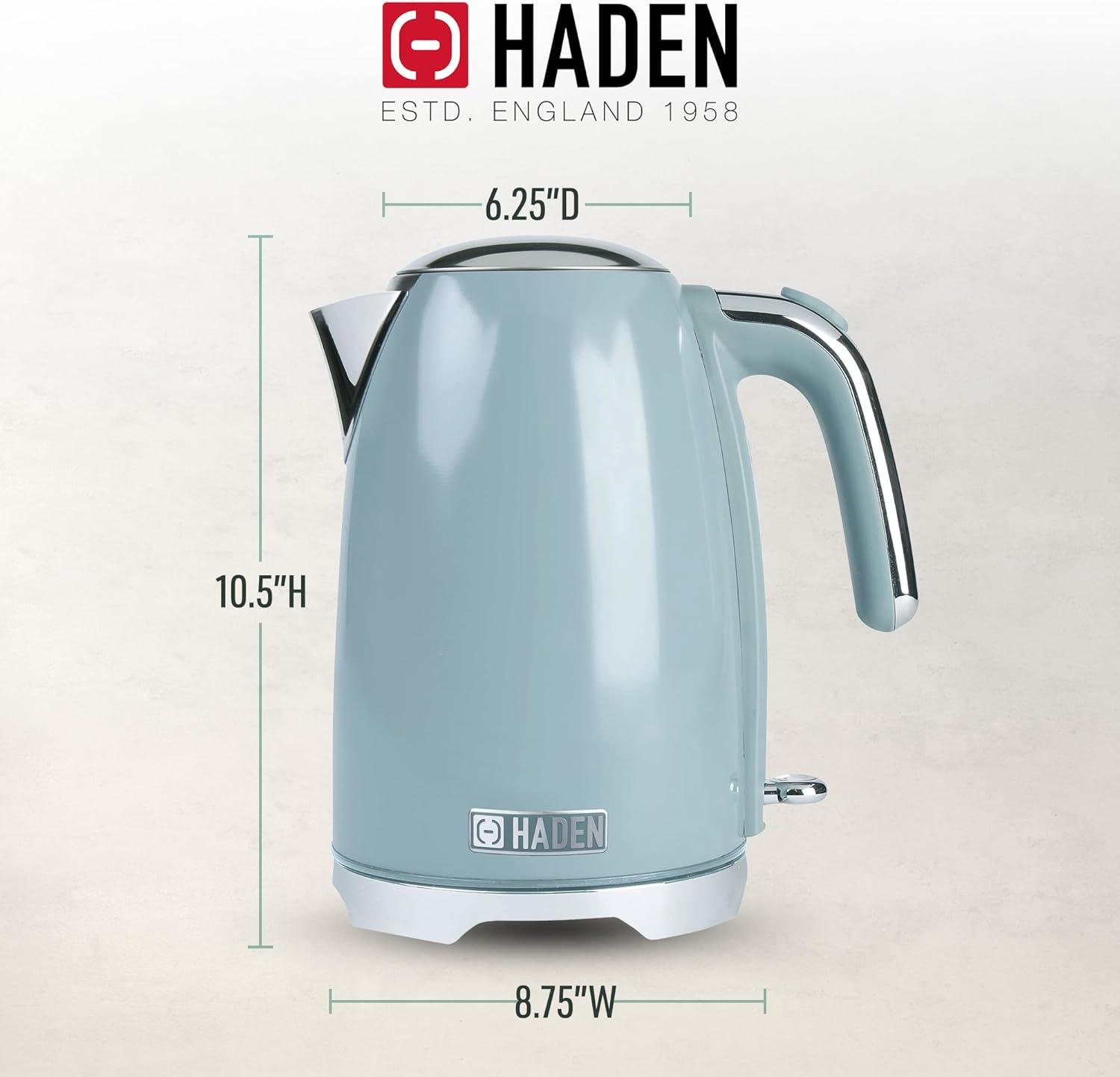 HADEN 1.7 Quarts Stainless Steel Electric Tea Kettle