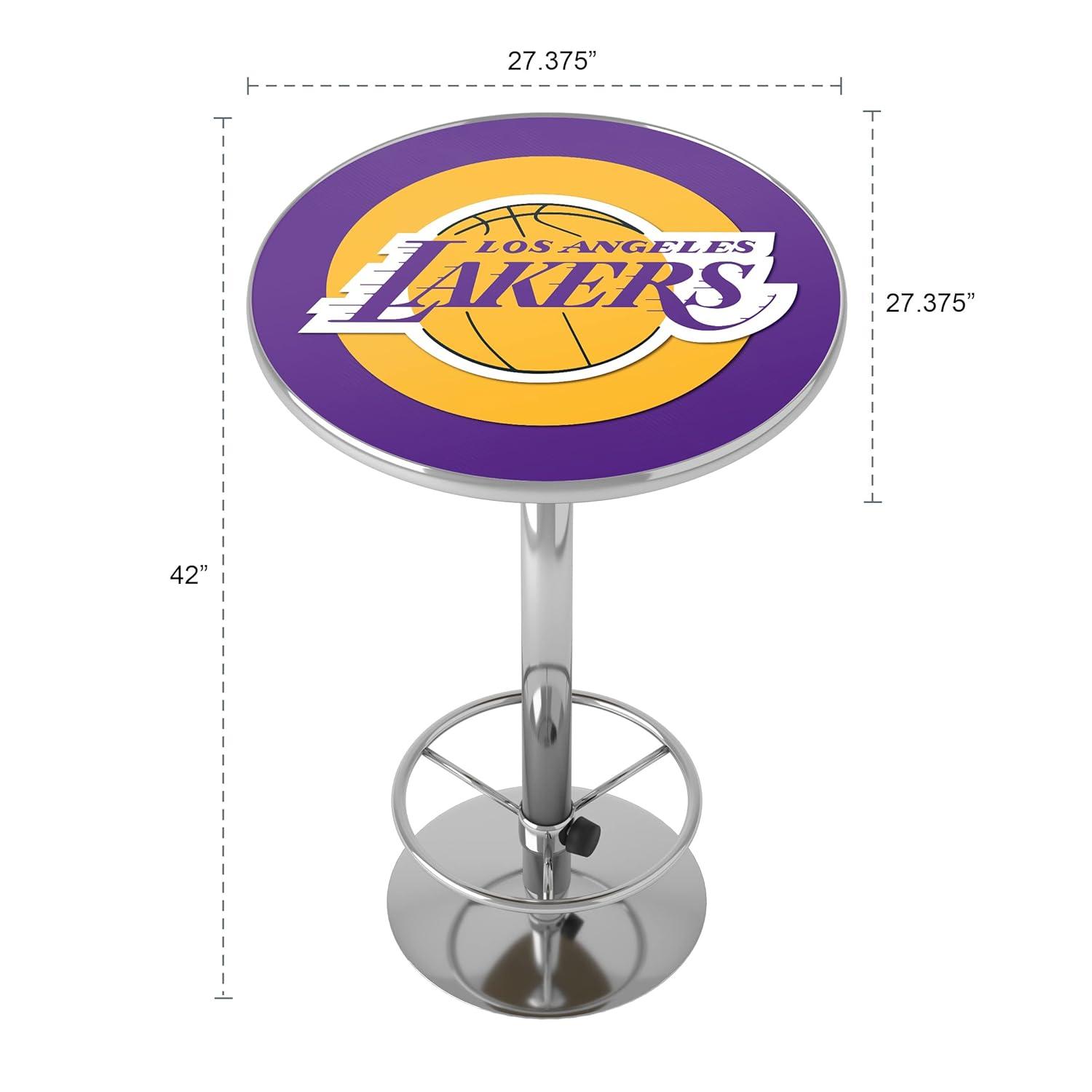 Trademark Global Round Metal Base Dining Table