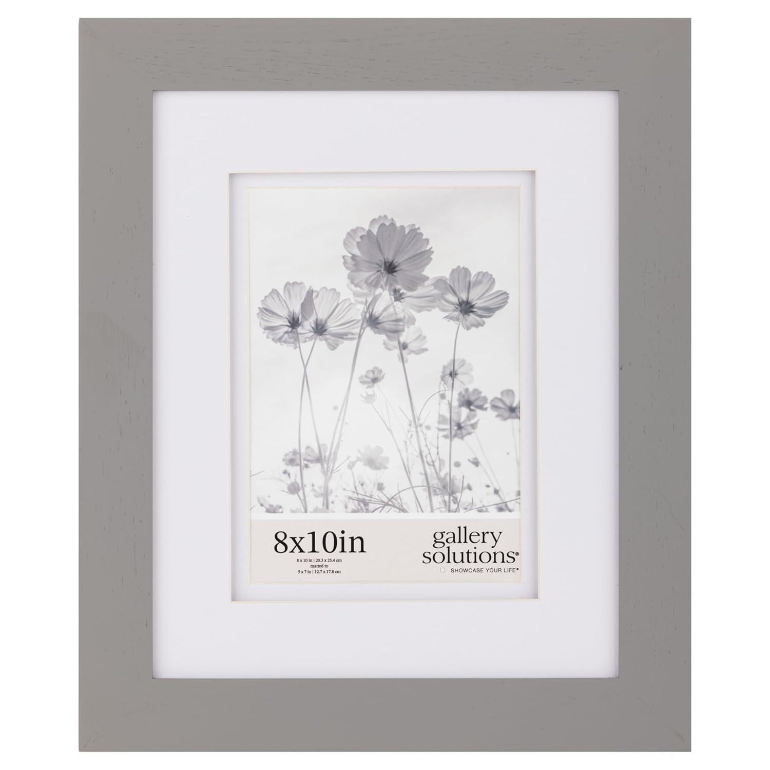 Gallery Solutions Gallery Solutions Wall Mount Or Tabletop Double Airfloat  Mat Picture Frame