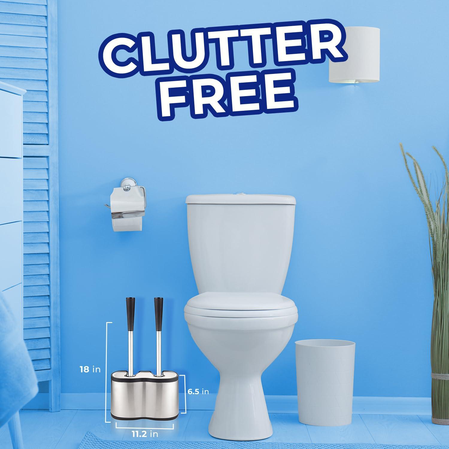 FAST APPLIANCES LLC Stainless Steel Toilet Brush And Holder | Wayfair