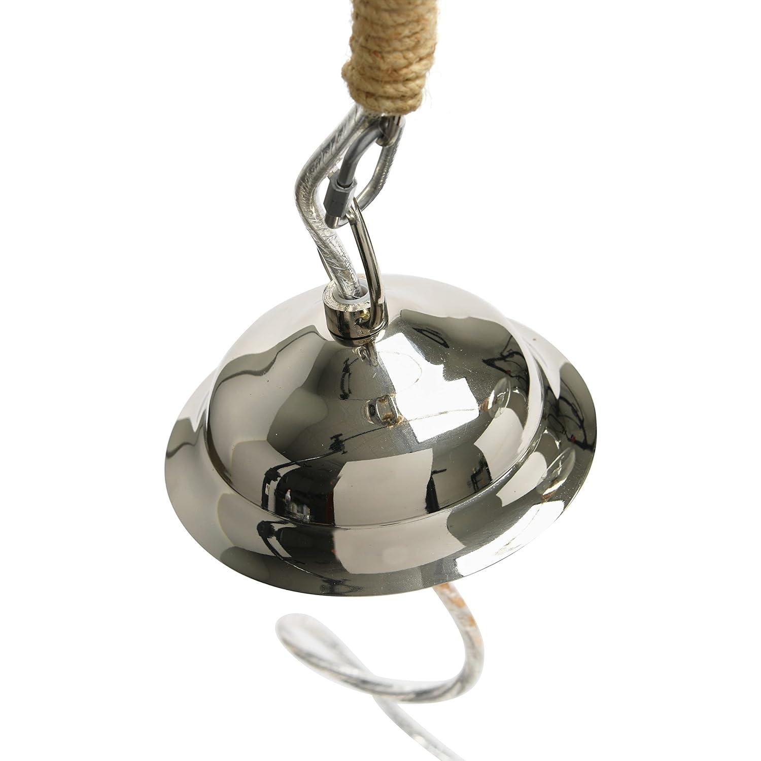 August Grove® Bellantoni Distressed Mango Wood Ceiling Light